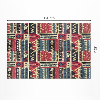 Indiánský vzor abstraktní boho