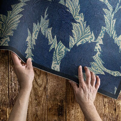 Vinylový koberec Elegantní listy vintage