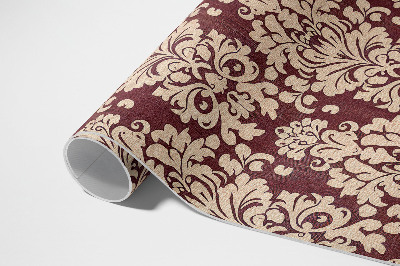 Vinylový koberec Pravidelný rostlinný ornament vintage styl