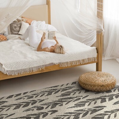 Boho malované listy ve vintage stylu