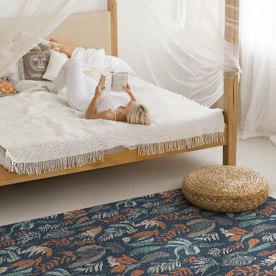 Vinylový koberec Louka květin v boho stylu