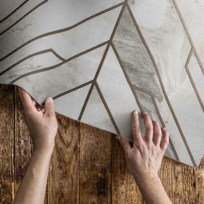 Vinylový koberec Moderní světlá mozaika kamenných dlaždic