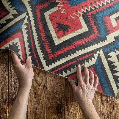 Vinylový koberec Ozdobný vzor v indiánském vintage stylu