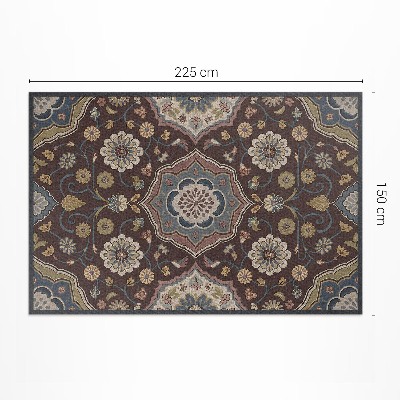 Květiny a rostliny ornamentální vzor vintage