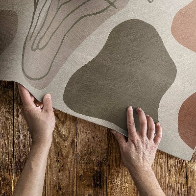 Vinylový koberec Nepravidelné abstraktní skvrny boho