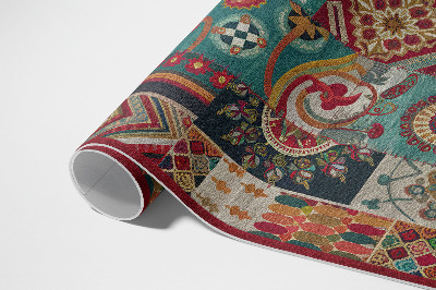 Barevný patchwork vzor v perském stylu