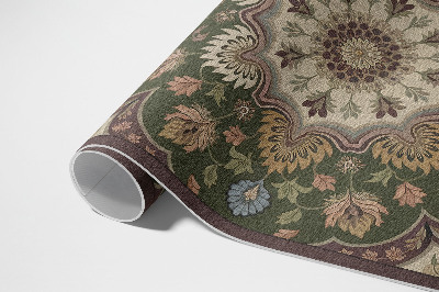 Vinylový koberec Květiny ve stylu Art Nouveau