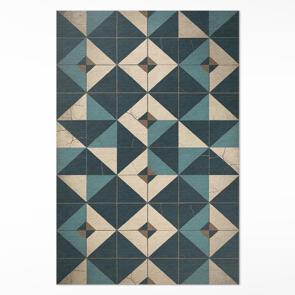 Art Deco dlaždice s geometrickými figurami