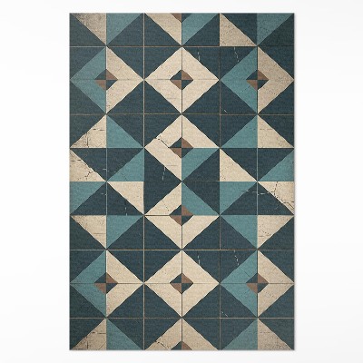 Art Deco dlaždice s geometrickými figurami
