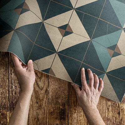 Art Deco dlaždice s geometrickými figurami