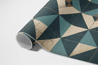 Vinylový koberec Art Deco dlaždice s geometrickými figurami