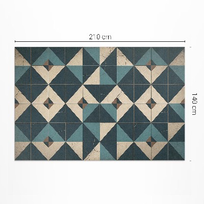 Art Deco dlaždice s geometrickými figurami