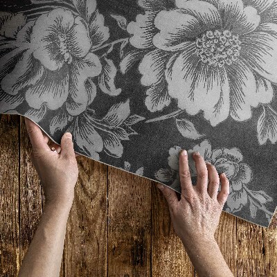 Vinylový koberec Jemné květinové akcenty
