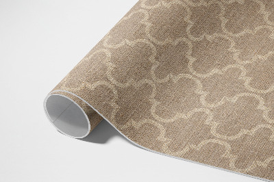 Vinylový koberec marocký vzor elegantní imitace látky