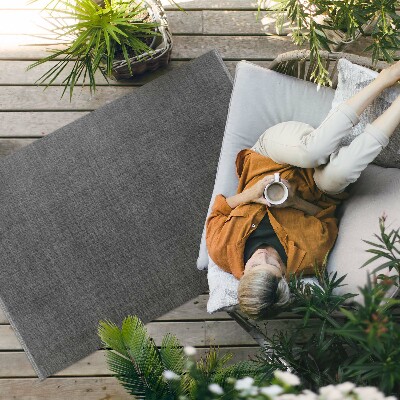 Vinylový koberec černá imitace látky s elegantním kamenným vzorem