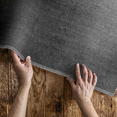 Vinylový koberec černá imitace látky s elegantním kamenným vzorem
