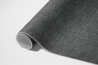 Vinylový koberec černá imitace látky s elegantním kamenným vzorem