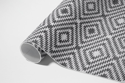 Vinylový koberec turecký geometrický vzor imitace látky