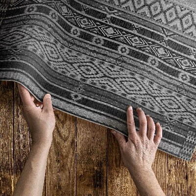 Vinylový koberec Imitace textilu malé kosočtverce