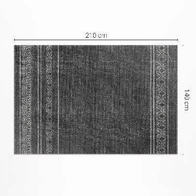 Vinylový koberec imitace látky s africkým vzorem