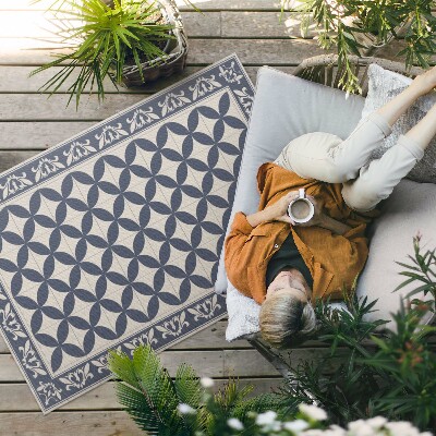 Vinylový koberec Španělské dlaždice elegantní mozaikový vzor Azulejos elegantní mozaikový vzor