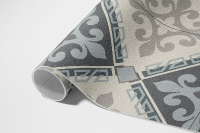 Vinylový koberec Vintage mozaika s geometrickým ornamentem