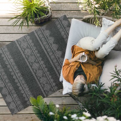 Vinylový koberec Orientální imitace kosočtvercové tkaniny