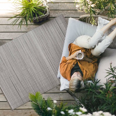 Vinylový koberec Bambusová dřevěná rohož boho styl