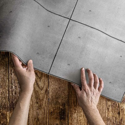 Vinylový koberec Industriální styl hrubé betonové dlaždice