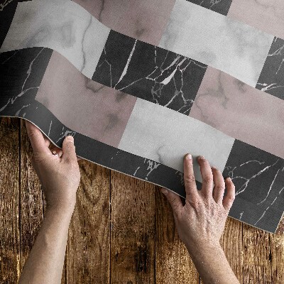 Vinylový koberec Trendy mozaiková mramorová kostka