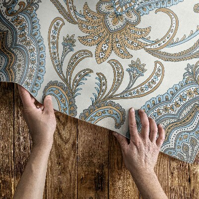 Vinylový koberec Orientální květiny dekorativní květinový vzor