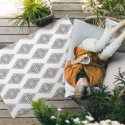 Vinylový koberec Indický geometrický vzor kosočtverce