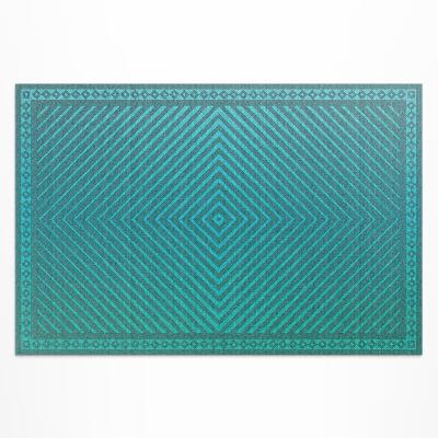 Vinylový koberec Kosočtvercový design geometrické linie