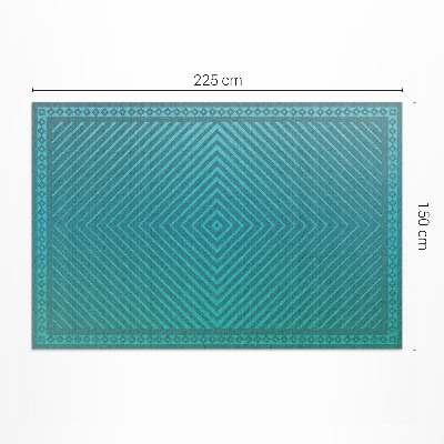 Vinylový koberec Kosočtvercový design geometrické linie