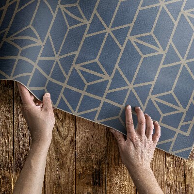 Vinylový koberec Elegantní geometrická kostkovaná mozaika