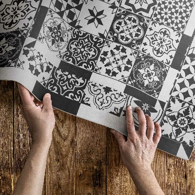 Vinylový koberec Španělská mozaiková pastelová dlažba