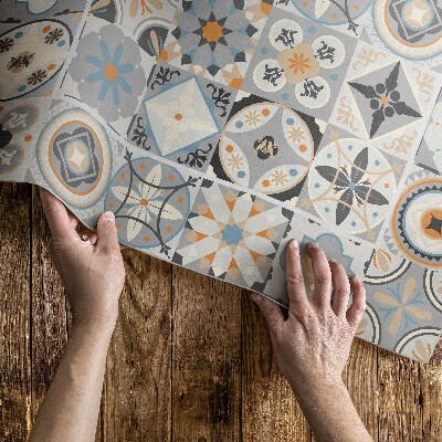 Vinylový koberec Modernistické dekorativní pastelové pruhy