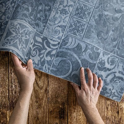 Vinylový koberec Moderní linie mramoru Herringbone