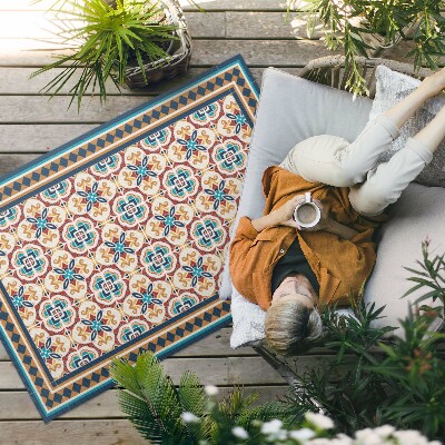 Vinylový koberec Moderní mozaika s geometrickými tvary