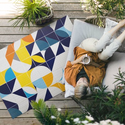 Vinylový koberec Dekorativní dlaždice s geometrickou vazbou