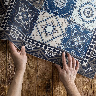 Vinylový koberec Elegantní dlaždice s geometrickými tvary