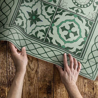 Vinylový koberec Krásné španělské kostkované dlaždice