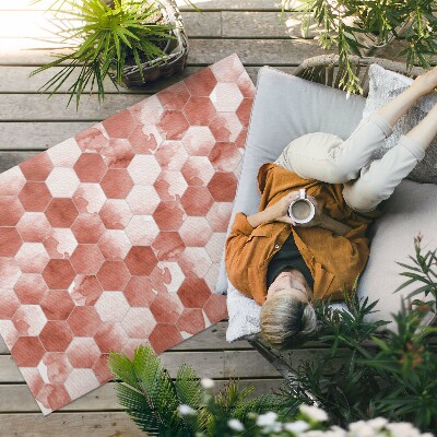 Vinylový koberec Gotické hvězdy elegantní dlaždice
