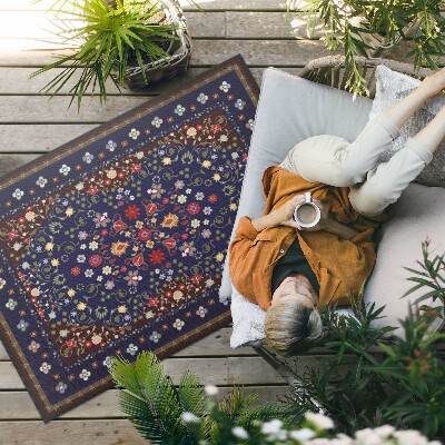 Vinylový koberec Dlaždice s geometrickým vzorem