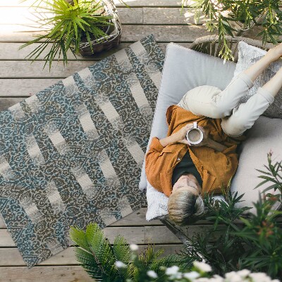 Vinylový koberec Ošuntělá boho textura vintage látky