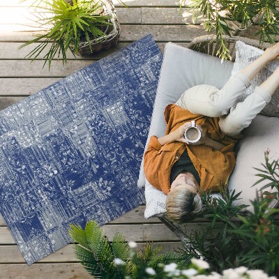 Vinylový koberec Zvětralá textura Monstera listový vzor