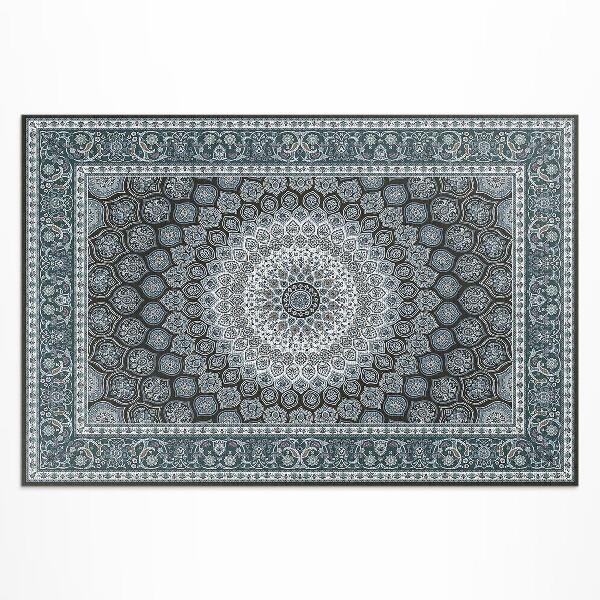 Vinylový koberec Patchwork geometrický boho vintage