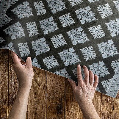 Vinylový koberec Větve a listy William Morris