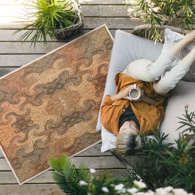 Vinylový koberec Klasický vintage ornamentální vzor