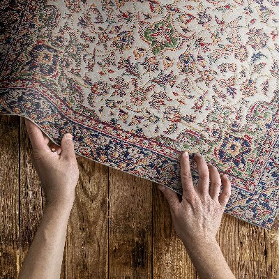 Vinylový koberec Vintage styl vintage květy pivoněk